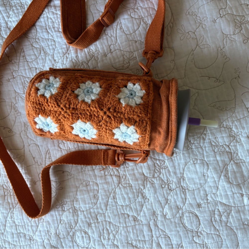 Crochet Crossbody Bag Wild Fable—Rust Orange - Picture 7 of 8